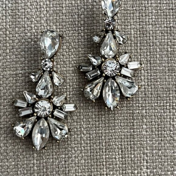 J Crew Wedding Earrings Vintage Glamor - Picture 3 of 3